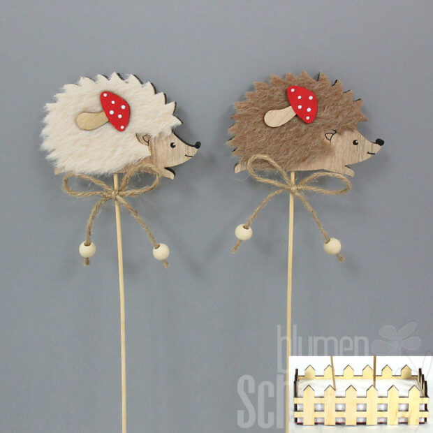Stecker Igel mit Pilz 2fach