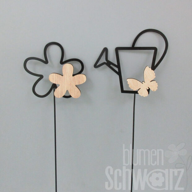 Stecker Giesskanne Blume 2fach