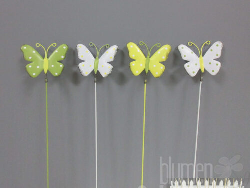Schmetterling am Stab 4fach