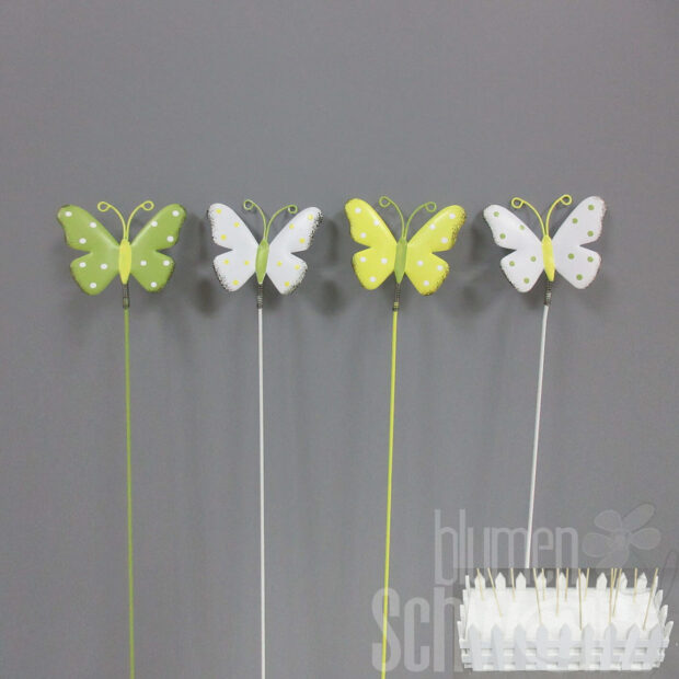 Schmetterling am Stab 4fach