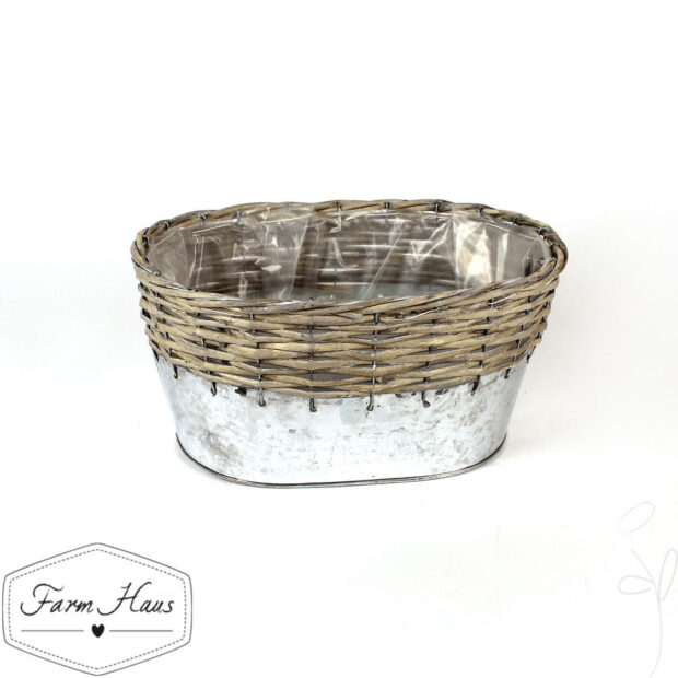 FarmHaus Topf oval 2-farbig