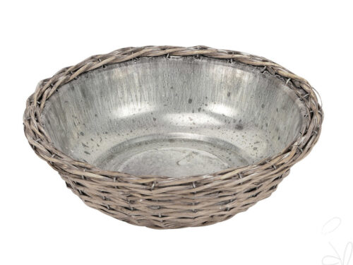 Zinkschale mit Weide
