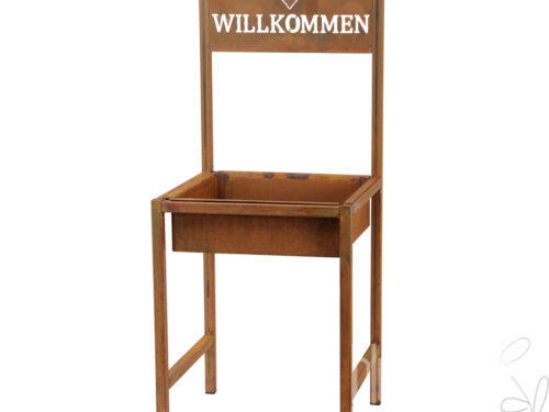 Stuhl zum Bepflanzen WILLKOMMEN