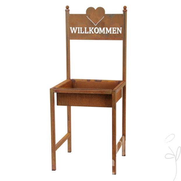 Stuhl zum Bepflanzen WILLKOMMEN