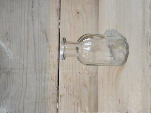 Glas Flasche Vintage - 5x10,5cm klar