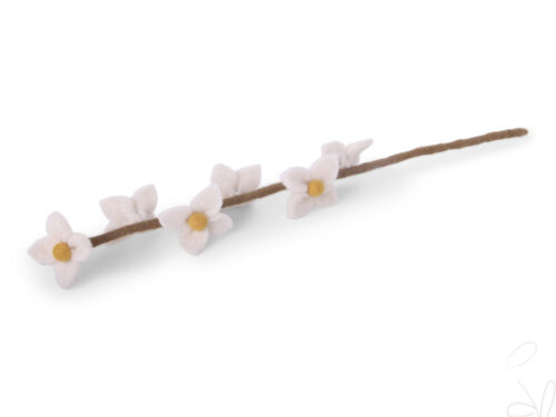 White Flowers on Stalk