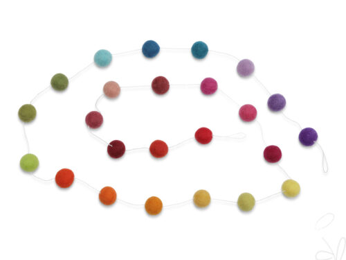 Felt ball Garland