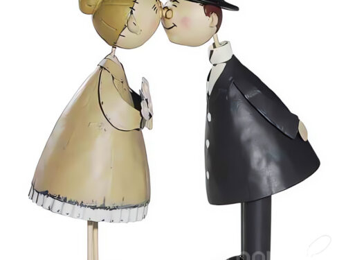 Knutschipaar Oma/Opa (2 Figuren)