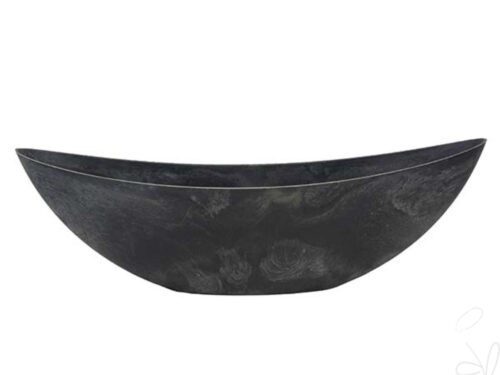 Schiff, 66x16x21cm used look anthrazit