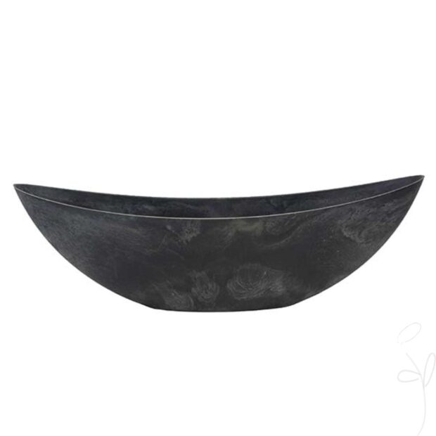 Schiff, 66x16x21cm used look anthrazit