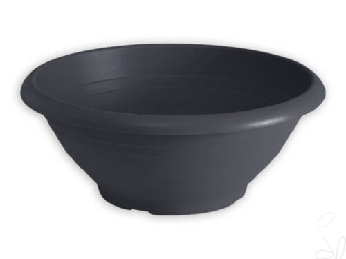 Pflanzschale Campana, Ø50xH20cm anthrazit