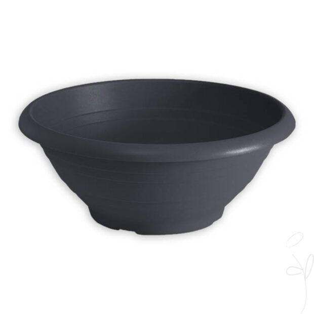 Pflanzschale Campana, Ø50xH20cm anthrazit