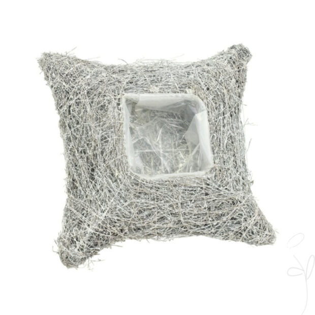 Pfl.Kissen/Mühlenbeckia, ca. 20x20xH7cm,