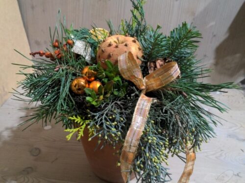 Werkstück Zimtapfelstrauss