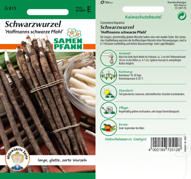 Schwarzwurzeln Hoffmanns schwarze Pfahl