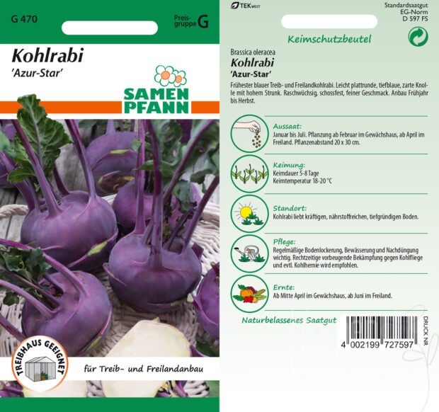 Kohlrabi Azur-Star