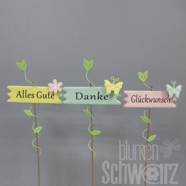 Glückwunsch-Stecker