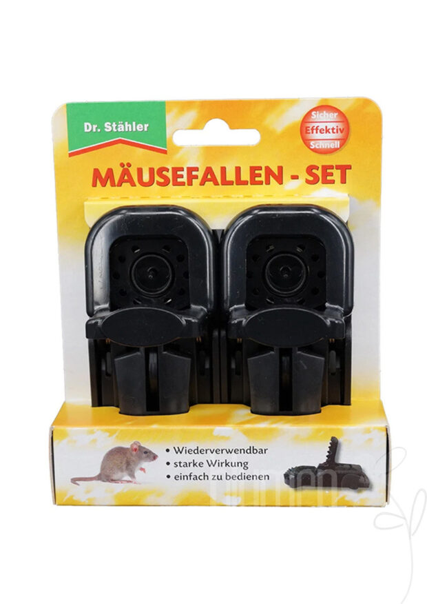 Mäuseschlagfallen-Set 2 Stück