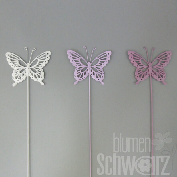 Schmetterling am Stab 3fach
