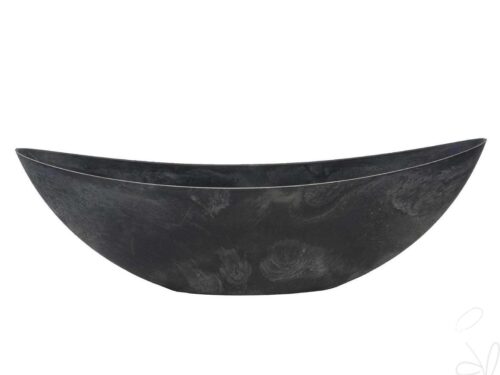 Schiff, 66x16x21cm used look anthrazit