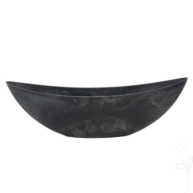 Schiff, 66x16x21cm used look anthrazit