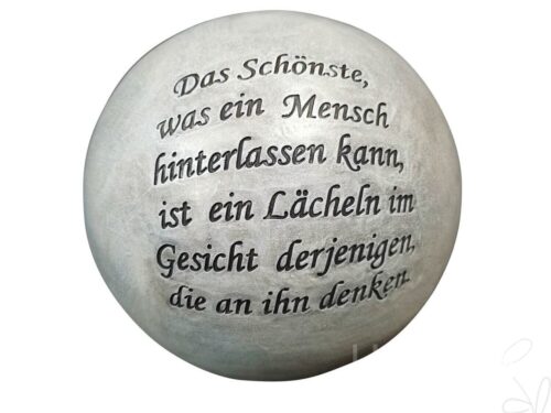 Kugel/Poly mit Spruch Das Schönste, was ein