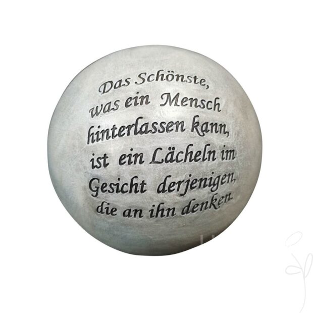 Kugel/Poly mit Spruch Das Schönste, was ein
