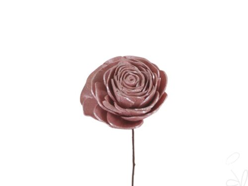 Solablüte Beauty Rose am Draht, ca. Ø 6cm,