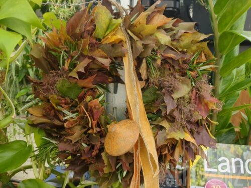Werkstück Herbstlicher Türkranz
