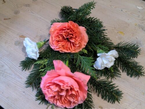 Werkstück Legestrauß