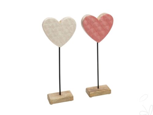 Herz auf Stand 2fach 10x5x25cm