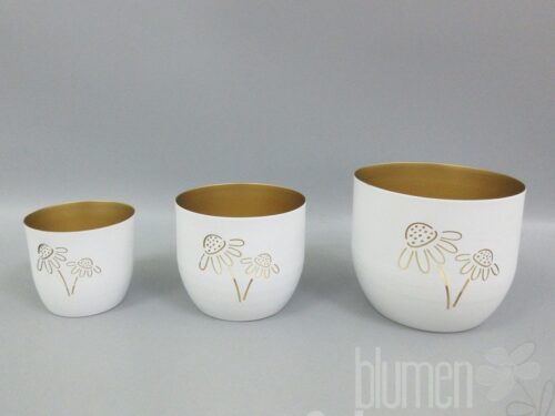 Windlicht Blumenmotiv D10x8,5cm