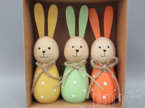 Hase 3fach, 3er Box D4,5x14cm