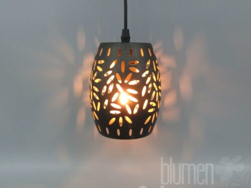 LED-Lampe Blattmotiv z. Hg. D12x15cm