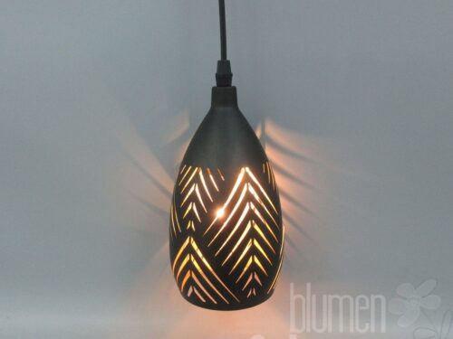 LED-Lampe Farnmotiv z. Hg. D11x19,5cm