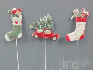 Weihnachtsstecker 3fach 8,5x47cm