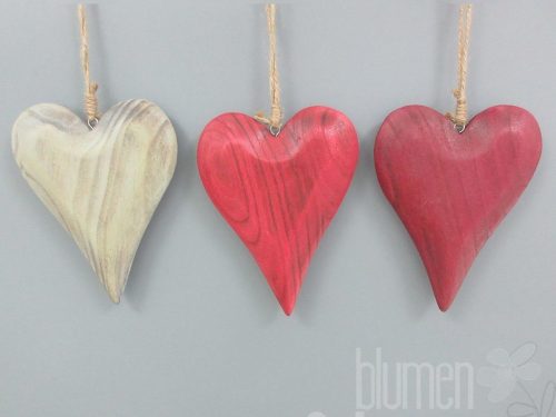 Herz z. Hg. 3fach 12,5x3x16,5cm