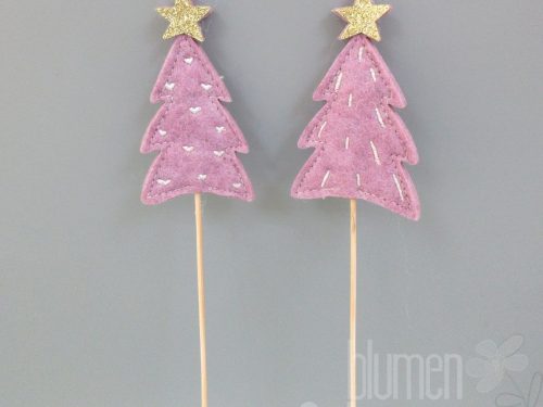 Weihnachtsbaum am Stab 4fach 6x30cm