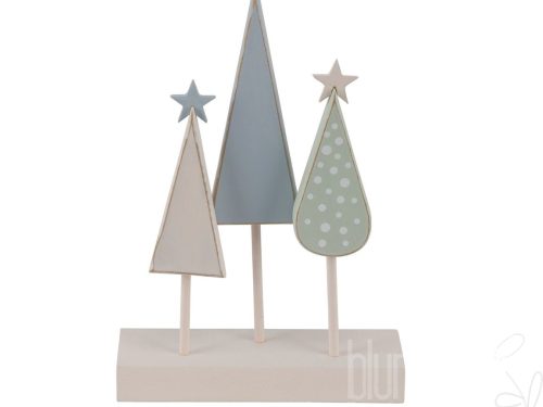 Tanne x3 auf Sockel 15x5x24cm